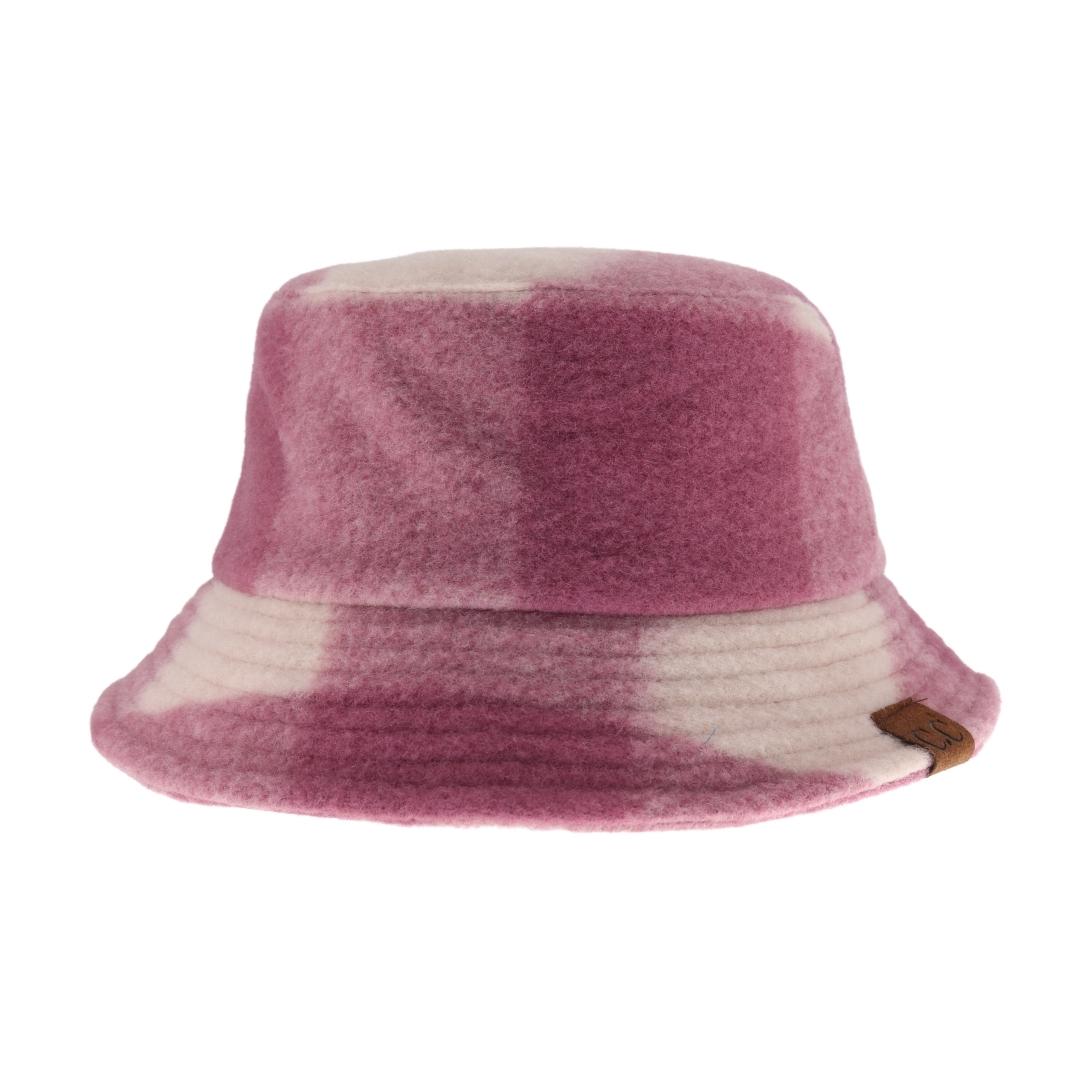 Plaid C.C Bucket Hat BK4037