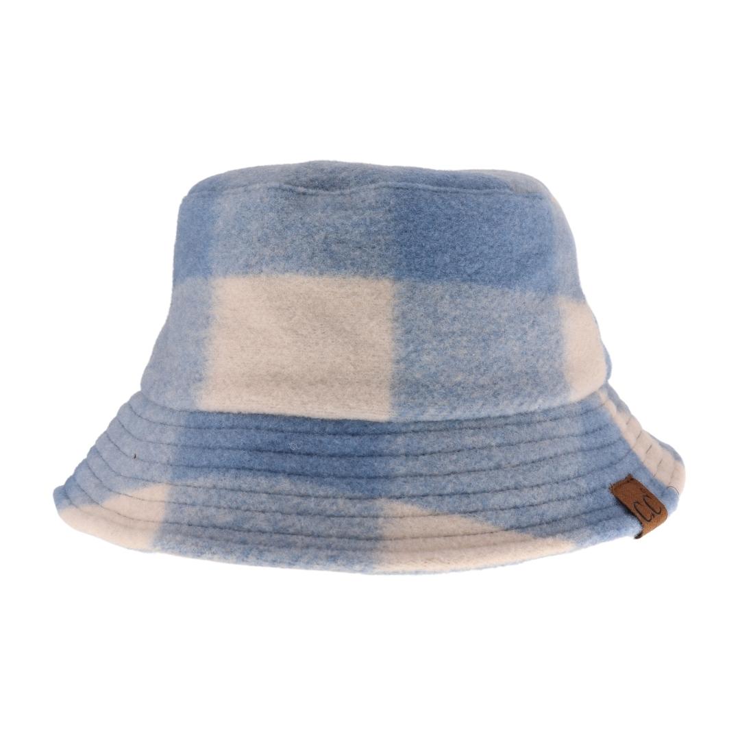 Plaid C.C Bucket Hat BK4037