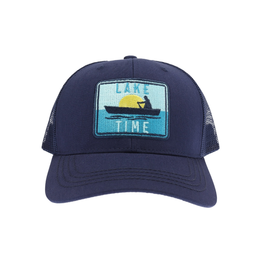 Unisex Embroidered Lake Time Patch C.C Ball Cap MBA7012