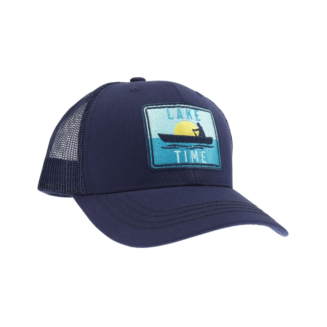 Unisex Embroidered Lake Time Patch C.C Ball Cap MBA7012