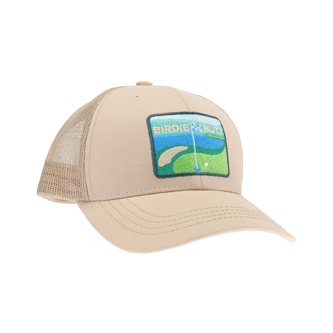 Unisex Embroidered Birdie Blitz Patch C.C Trucker Ball Cap MBA7014