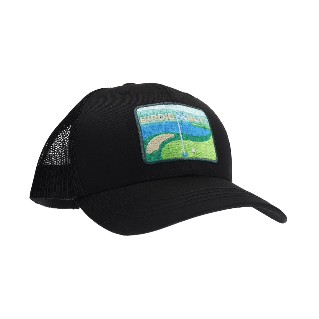 Unisex Embroidered Birdie Blitz Patch C.C Trucker Ball Cap MBA7014