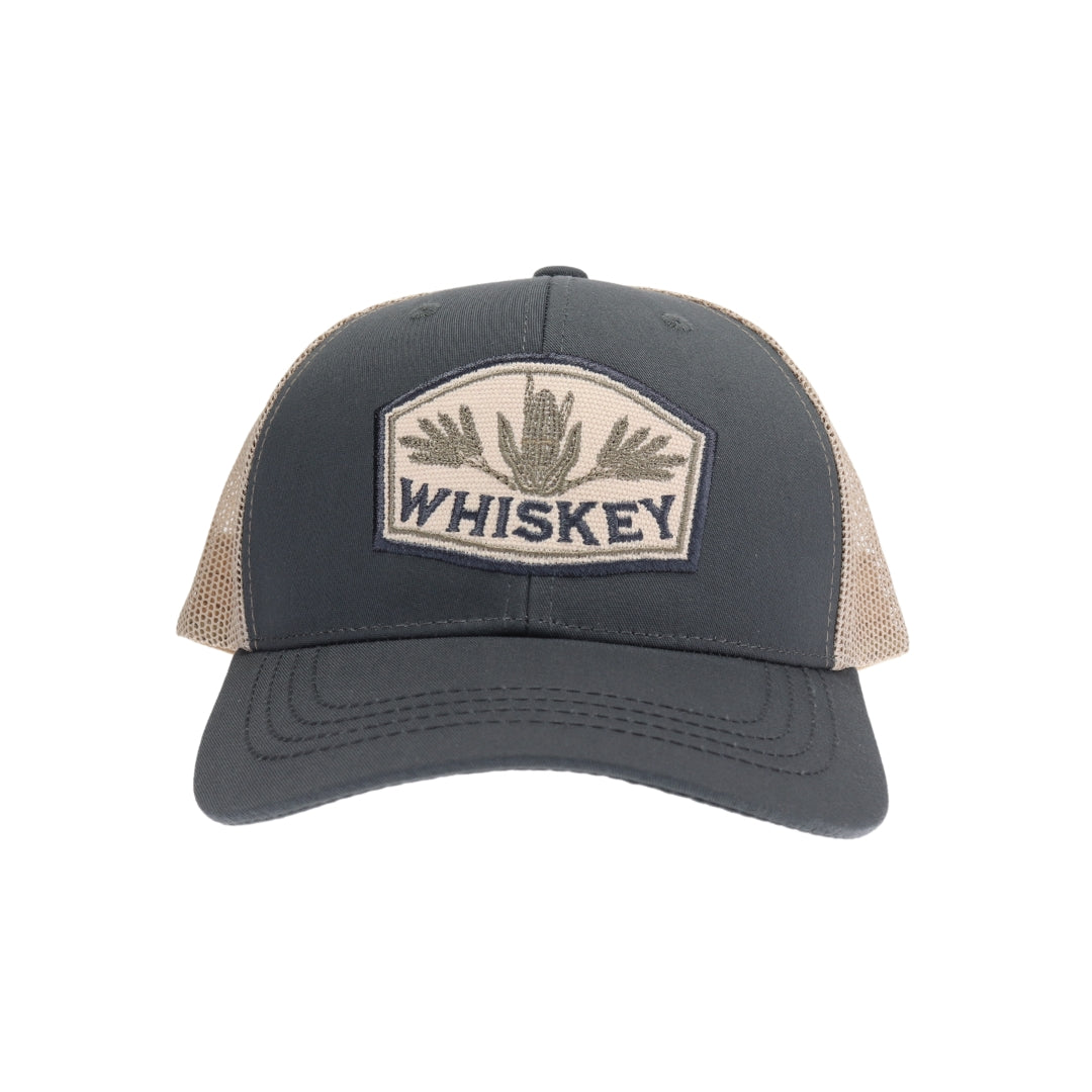 Unisex Embroidered Whiskey Patch C.C Trucker Ball Cap MBA7018