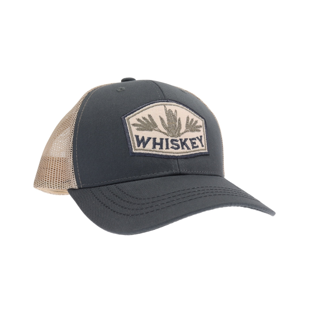 Unisex Embroidered Whiskey Patch C.C Trucker Ball Cap MBA7018