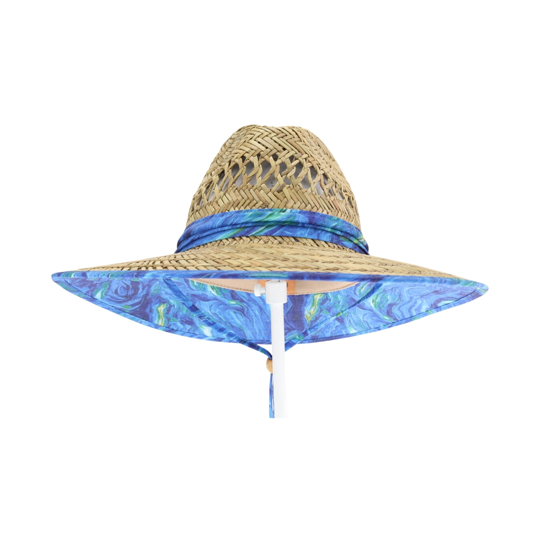 Abstract Marble Patterned Lifeguard Hat C326