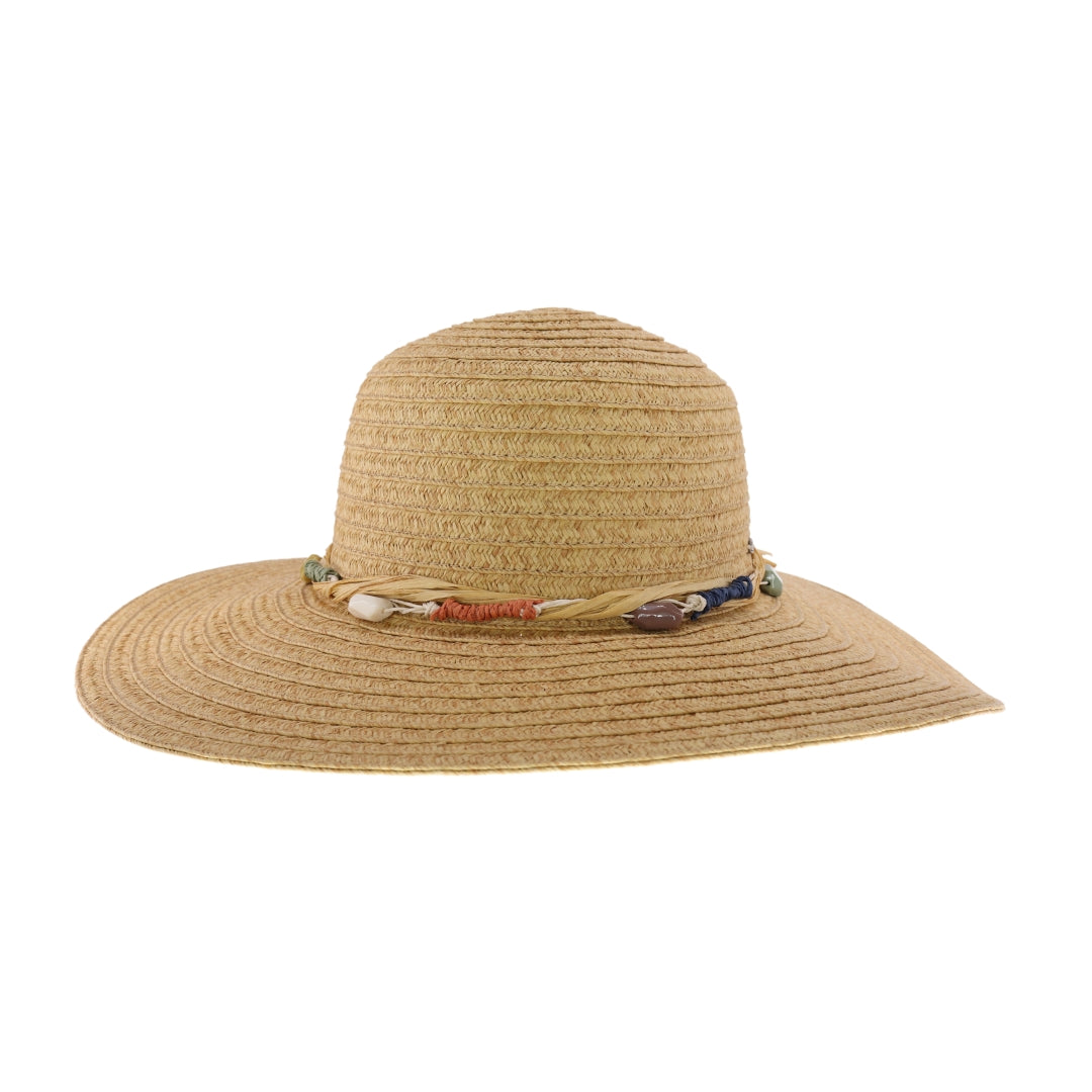 Stone Trim Wide Brim C.C Sun Hat STH15