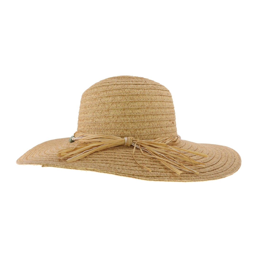 Stone Trim Wide Brim C.C Sun Hat STH15