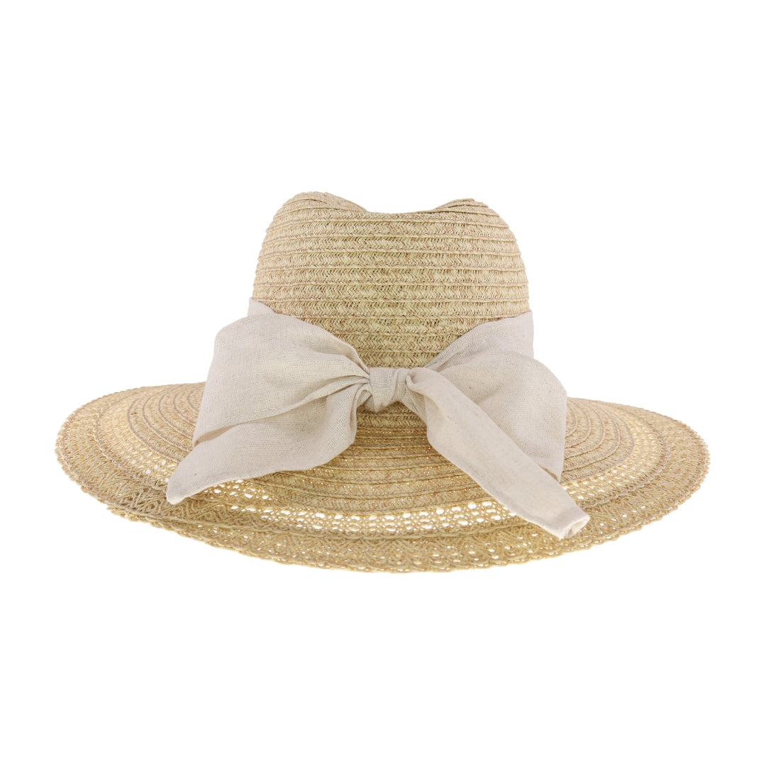 Bow Trim C.C Panama Hat STH06