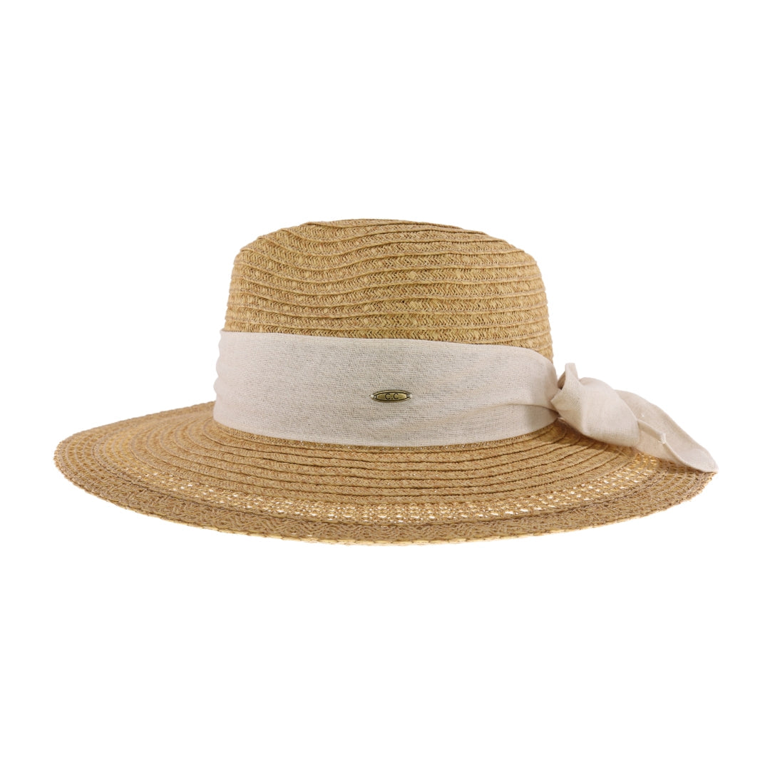 Bow Trim C.C Panama Hat STH06