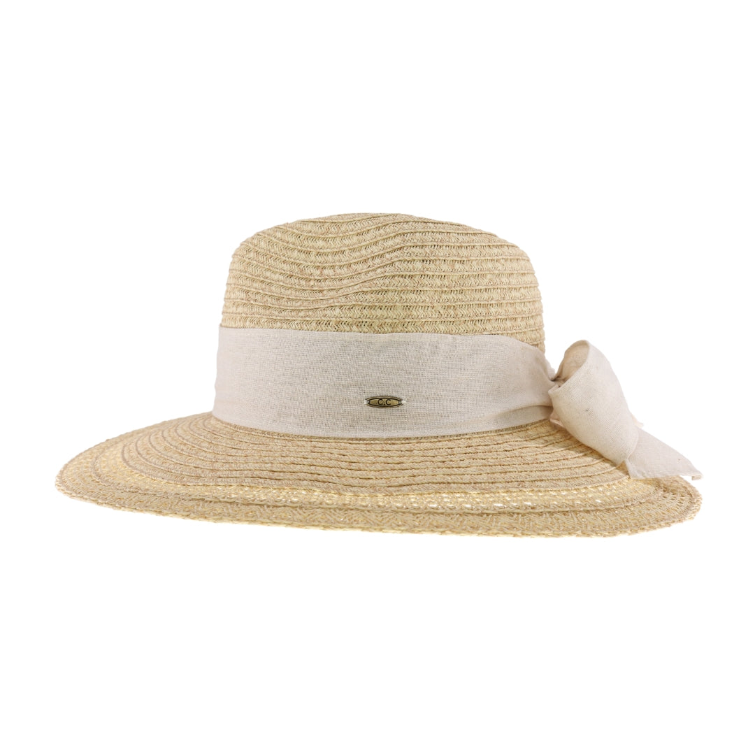 Bow Trim C.C Panama Hat STH06