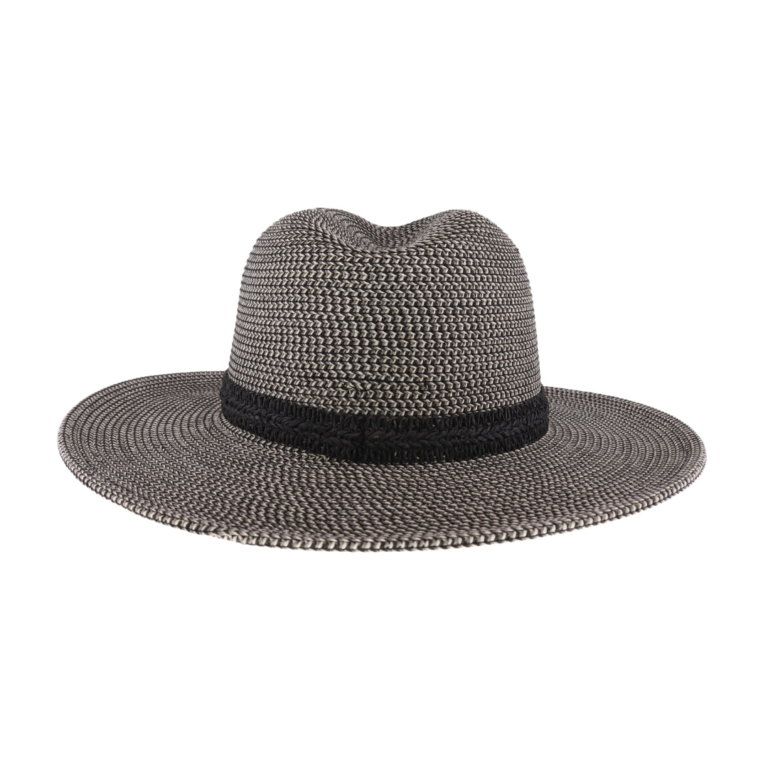 Two-Tone Heathered C.C Panama Hat STH05