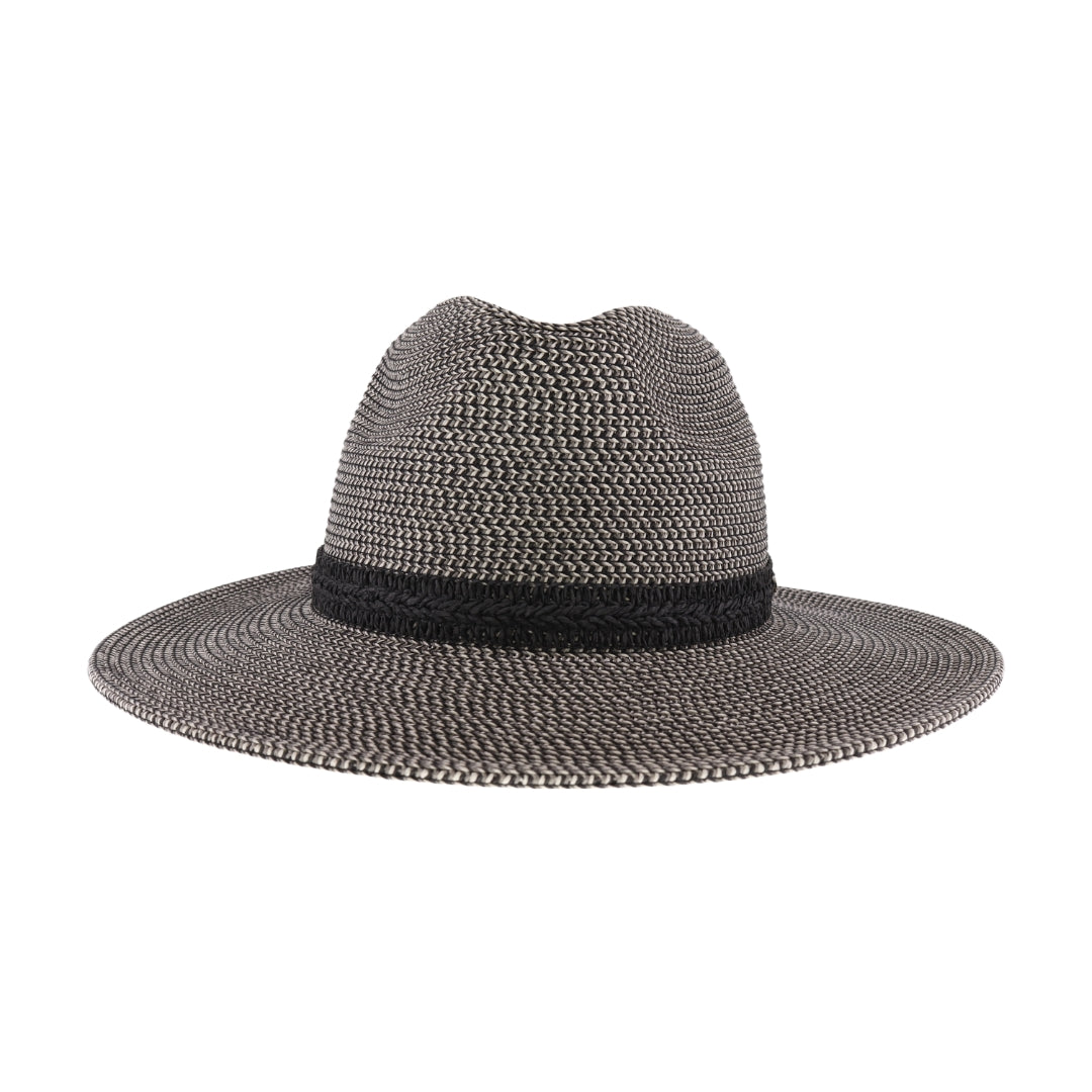 Two-Tone Heathered C.C Panama Hat STH05