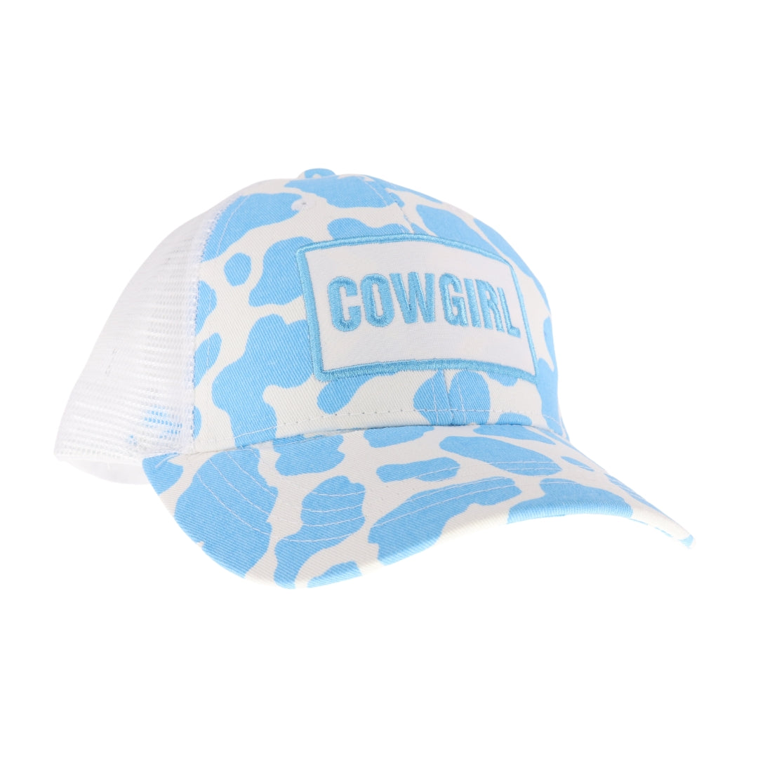 Cowgirl Patch Cow Pattern C.C Ball Cap BAB8032