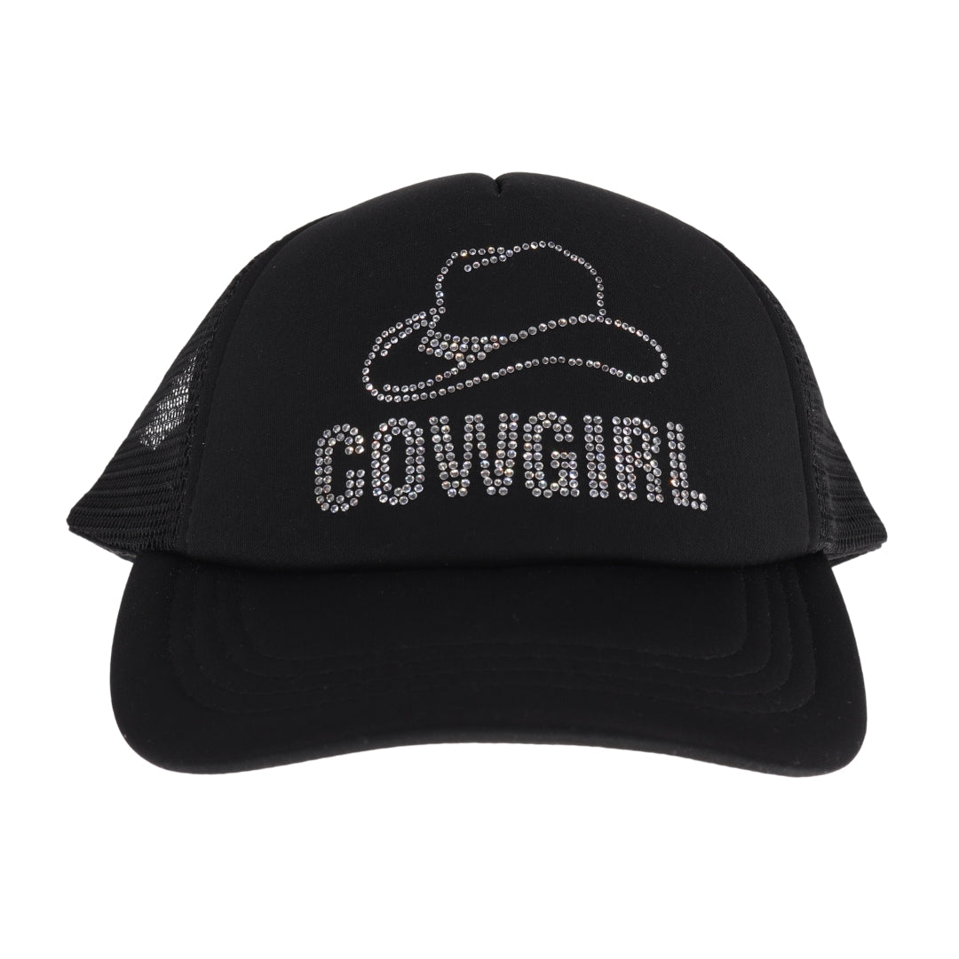 Cowgirl Rhinestone C.C Trucker Ball Cap TCB05