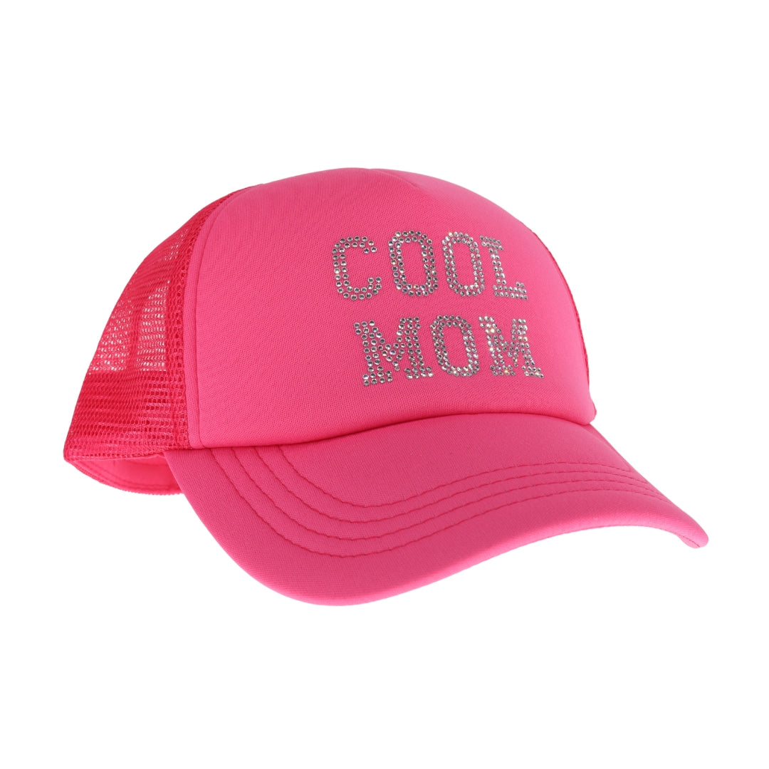 Cool Mom Rhinestone C.C Trucker Ball Cap TCB04