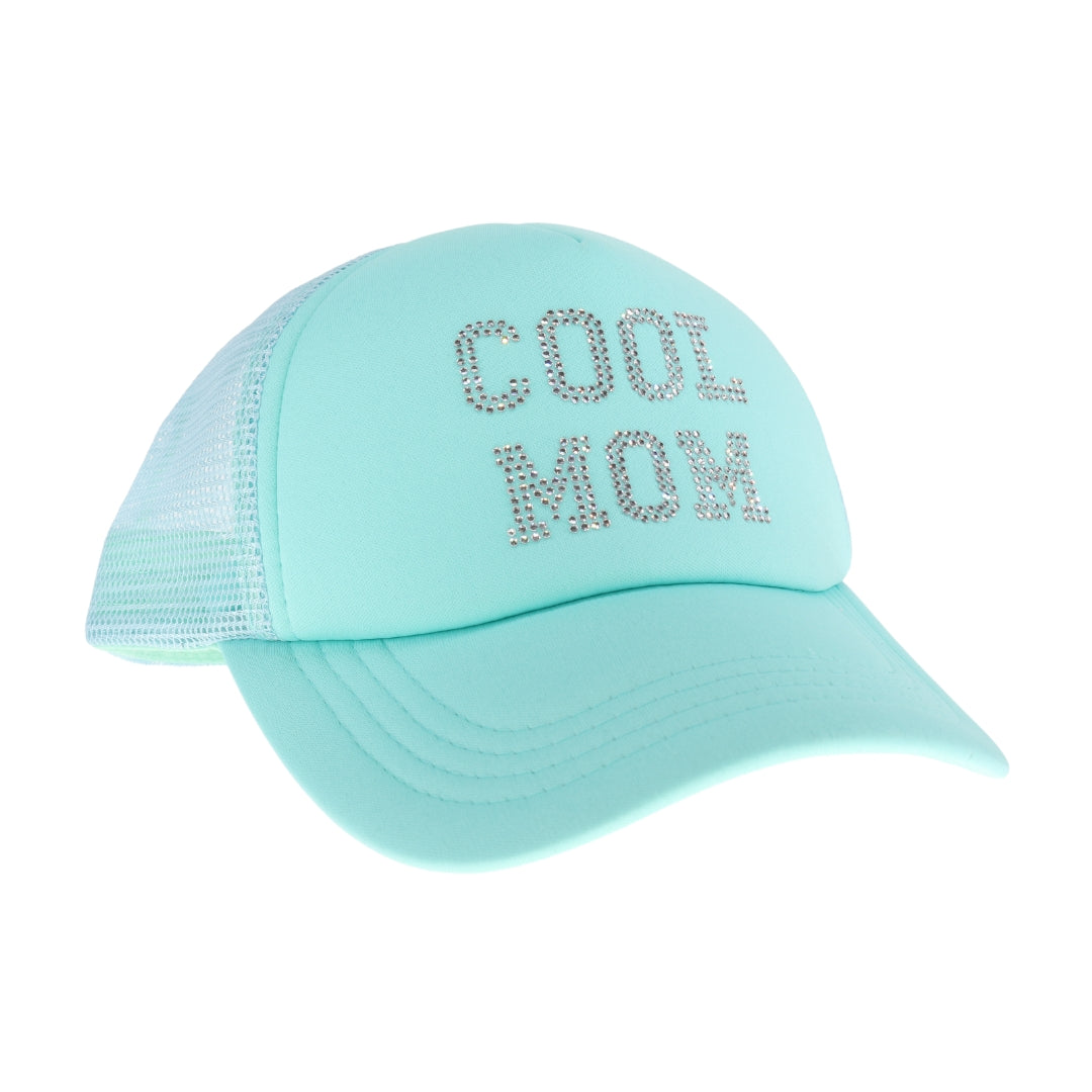 Cool Mom Rhinestone C.C Trucker Ball Cap TCB04