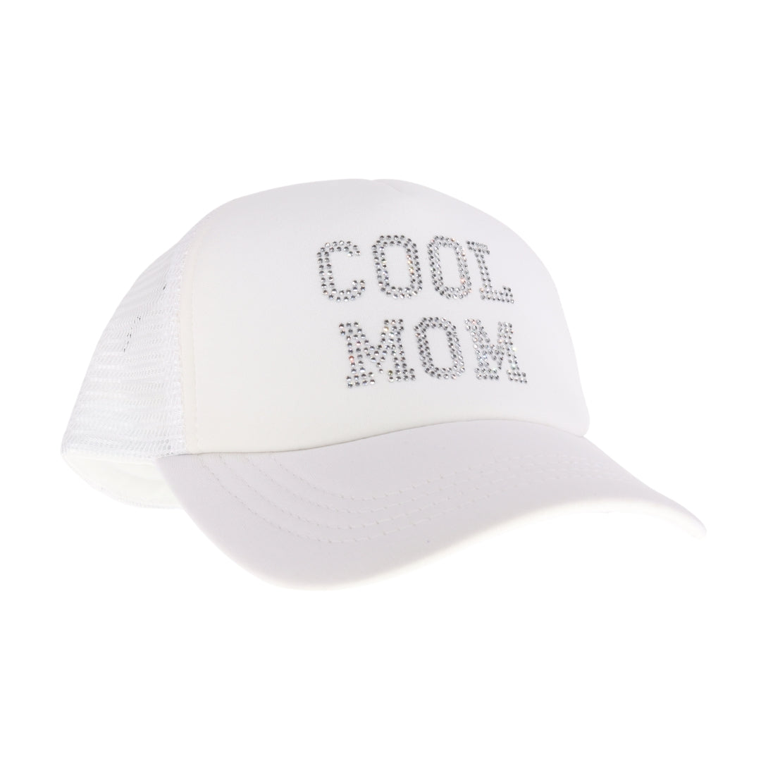 Cool Mom Rhinestone C.C Trucker Ball Cap TCB04