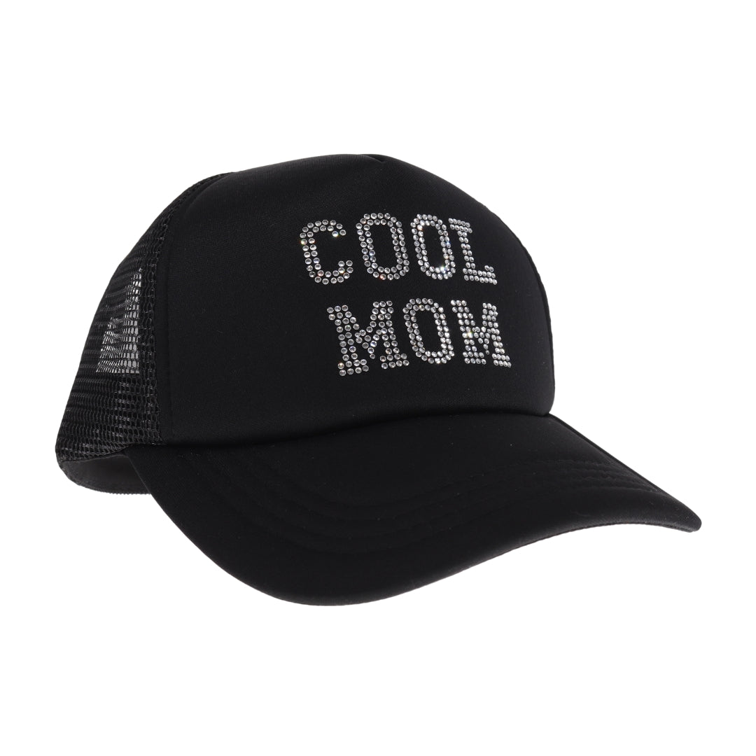 Cool Mom Rhinestone C.C Trucker Ball Cap TCB04