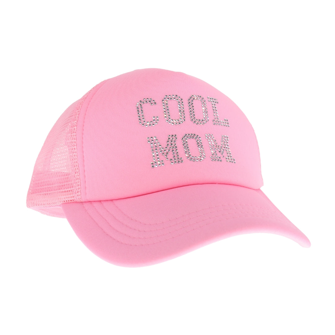 Cool Mom Rhinestone C.C Trucker Ball Cap TCB04