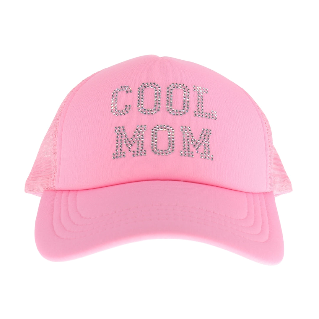 Cool Mom Rhinestone C.C Trucker Ball Cap TCB04