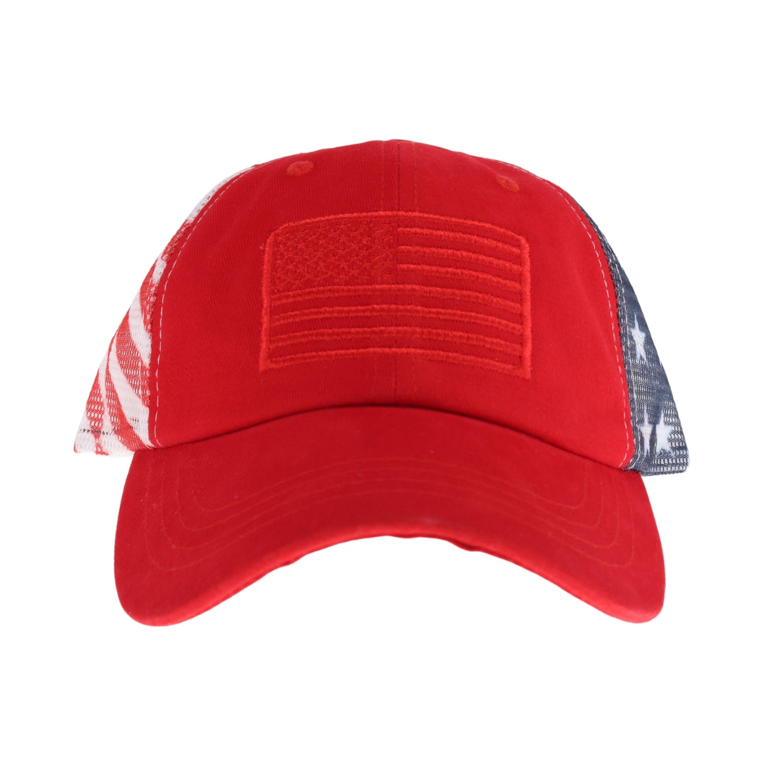 Unisex Embroidered USA Flag Mesh Back C.C Ball Cap BAB8035