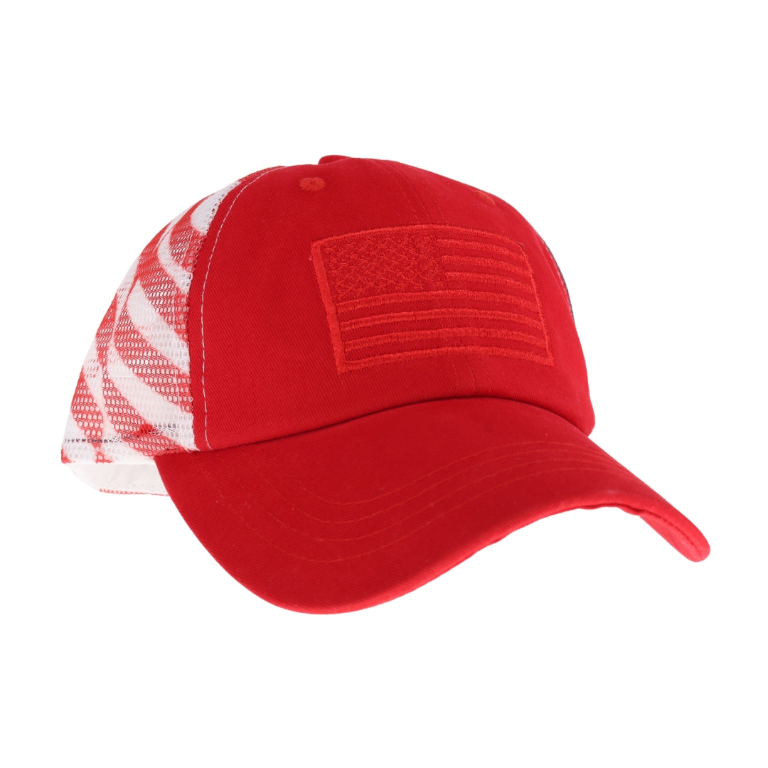 Unisex Embroidered USA Flag Mesh Back C.C Ball Cap BAB8035