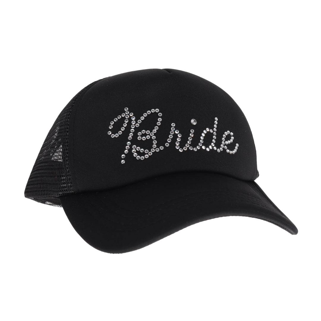 BRIDE Rhinestone C.C Trucker Ball Cap TCB02