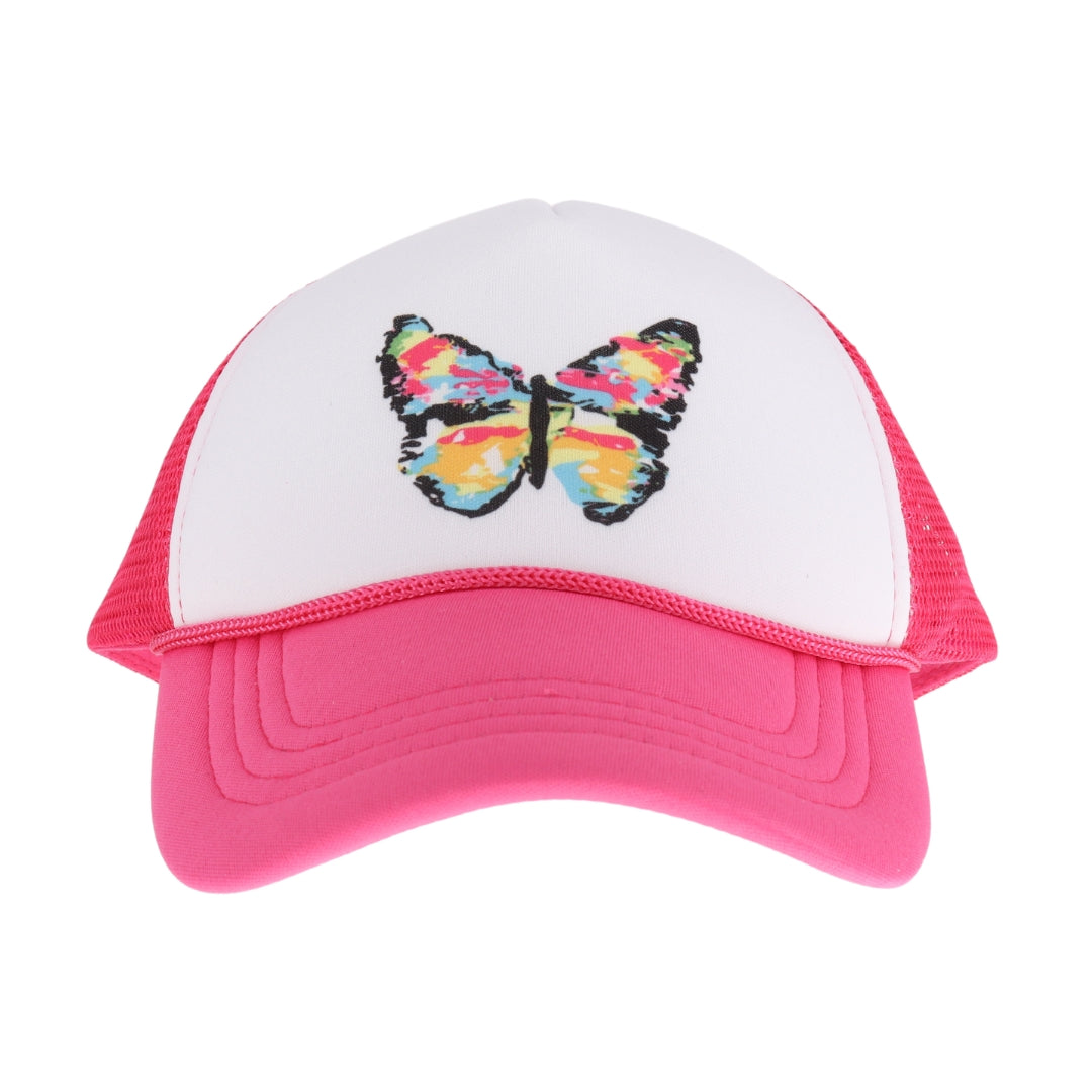 KIDS Multicolored Abstract Butterfly C.C Ball Cap KIDSGBA02