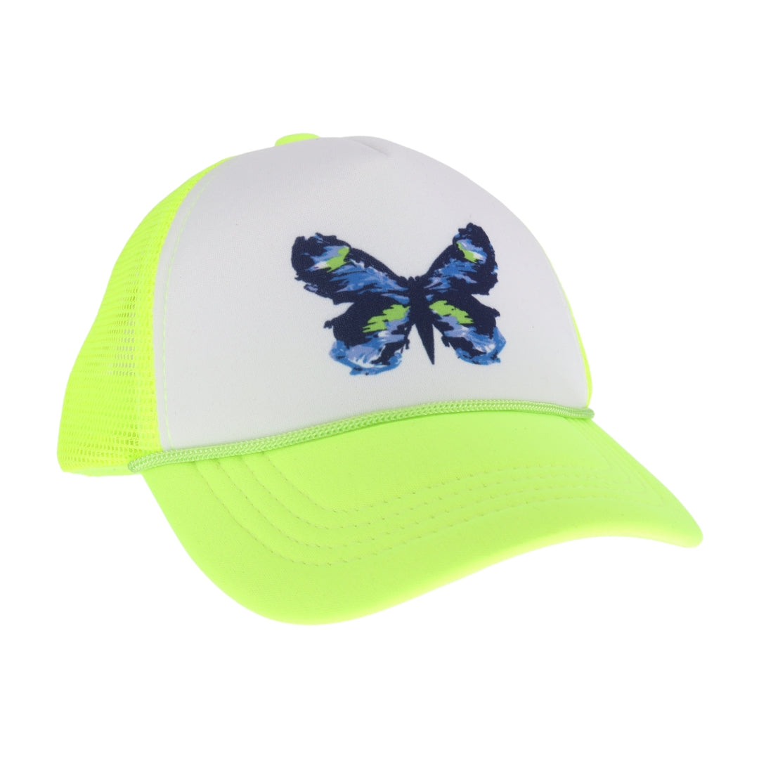 KIDS Blue Abstract Butterfly C.C Ball Cap KIDSGBA03