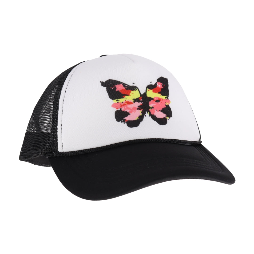 Bright Abstract Butterfly C.C Trucker Ball Cap GBA01