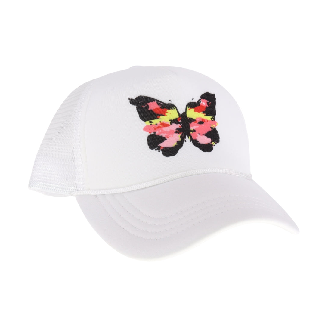 Bright Abstract Butterfly C.C Trucker Ball Cap GBA01