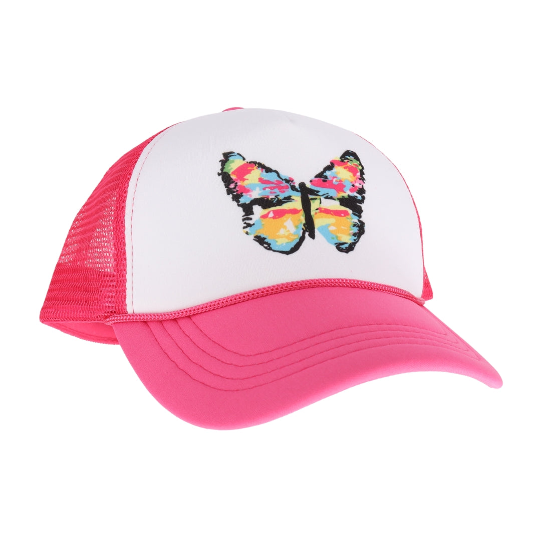 Multicolored Abstract Butterfly C.C Ball Cap GBA02