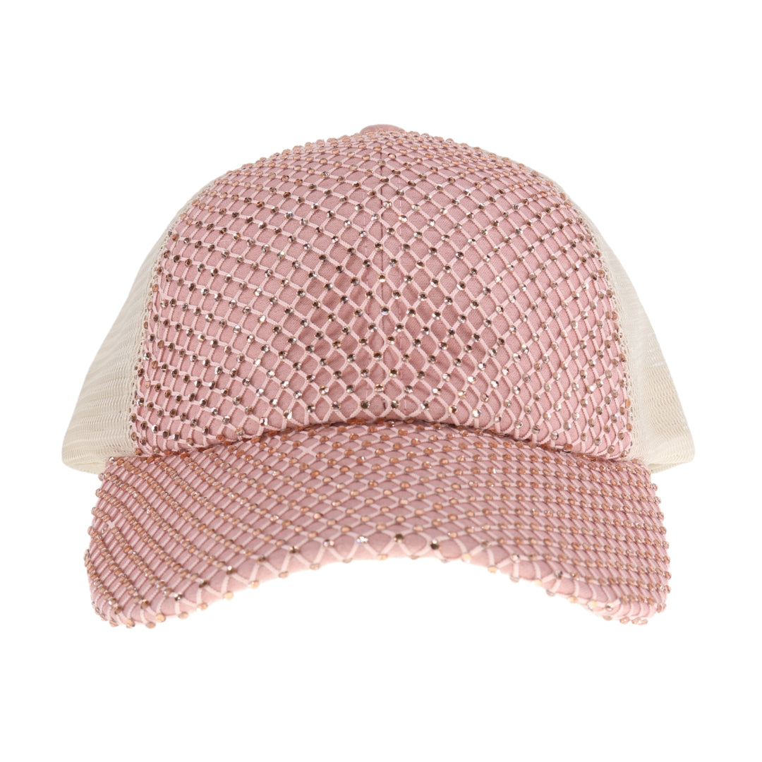 Rhinestone Adorned C.C Ball Cap BAB8040