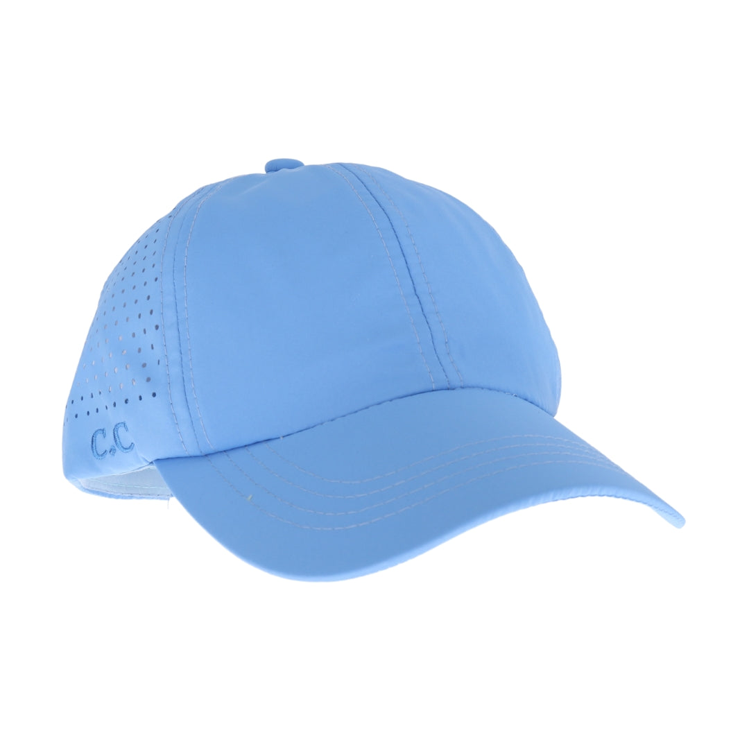 Laser Cut Criss Cross High Pony C.C Ball Cap BTB8036