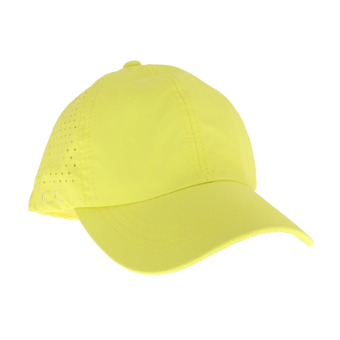 Laser Cut Criss Cross High Pony C.C Ball Cap BTB8036