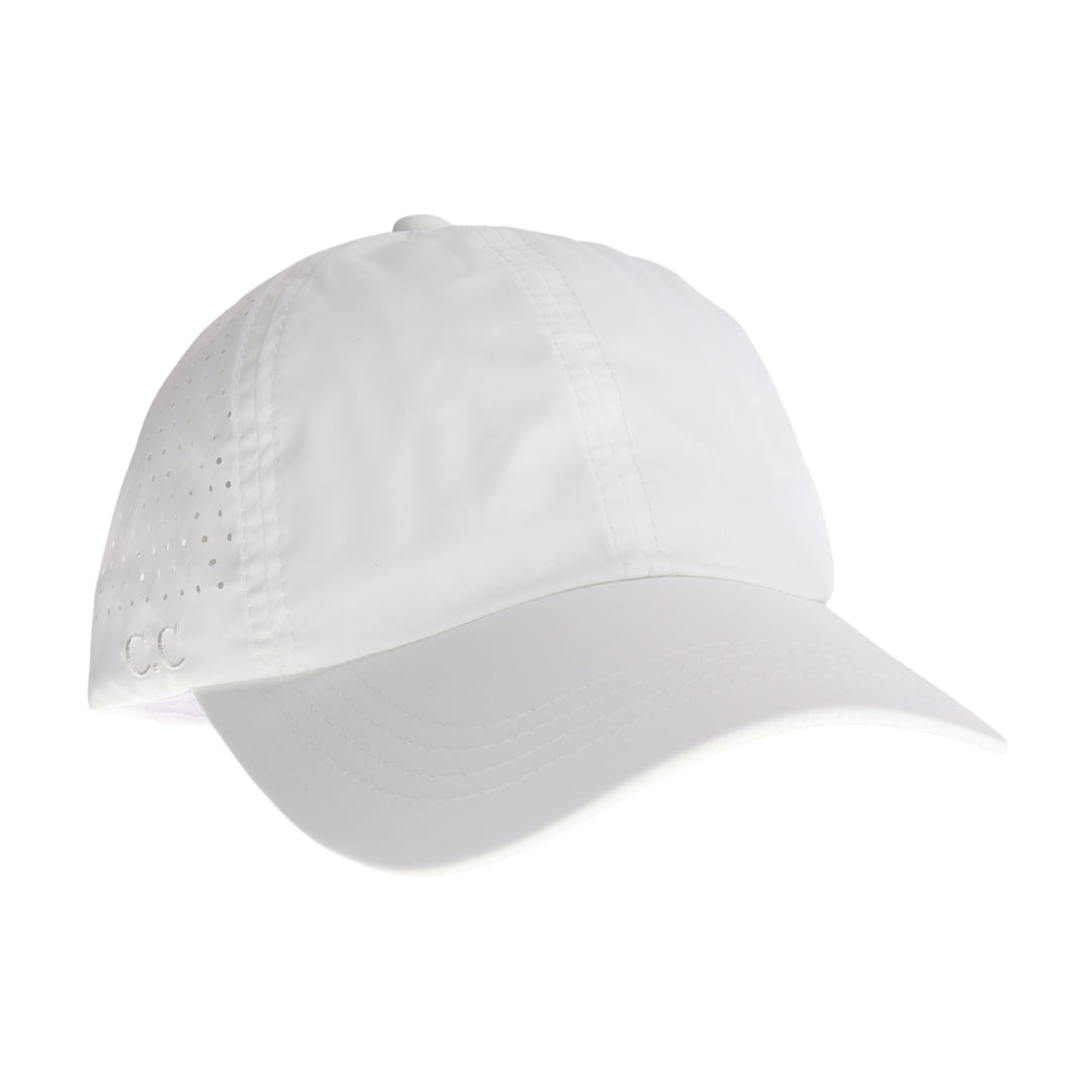 Laser Cut Criss Cross High Pony C.C Ball Cap BTB8036