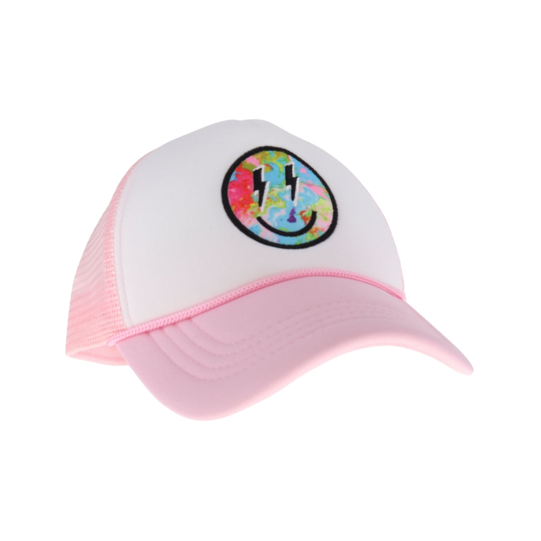 KIDS Tie Dye  Smiley Face C.C Ball Cap KIDSGBA04