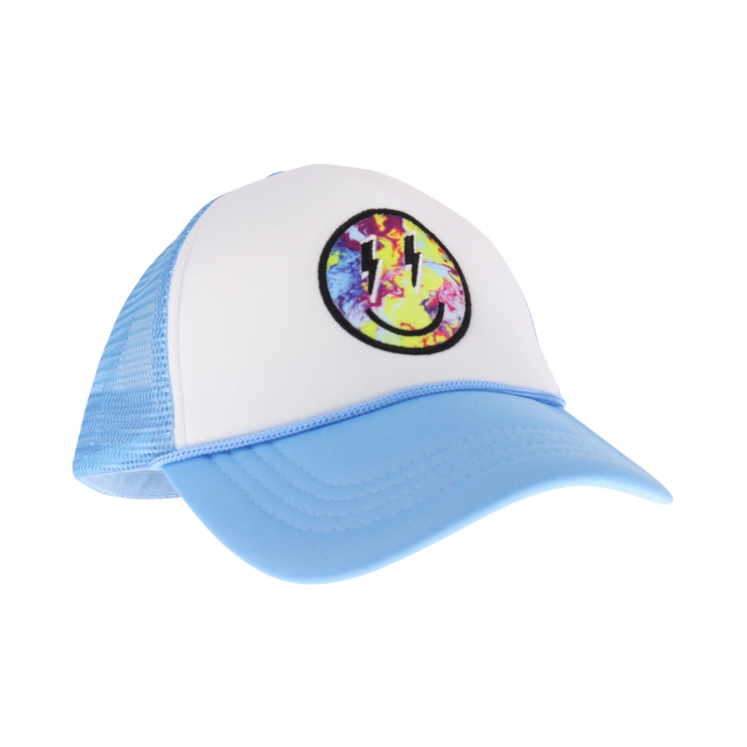 KIDS Tie Dye  Smiley Face C.C Ball Cap KIDSGBA04