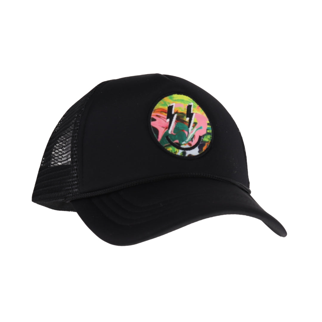 KIDS Tie Dye  Smiley Face C.C Ball Cap KIDSGBA04