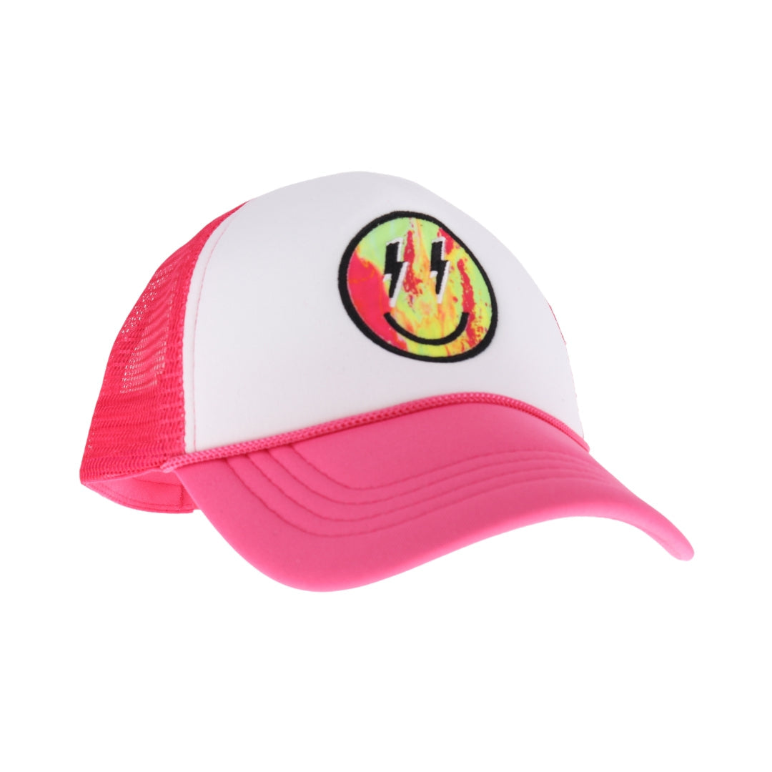 KIDS Tie Dye  Smiley Face C.C Ball Cap KIDSGBA04