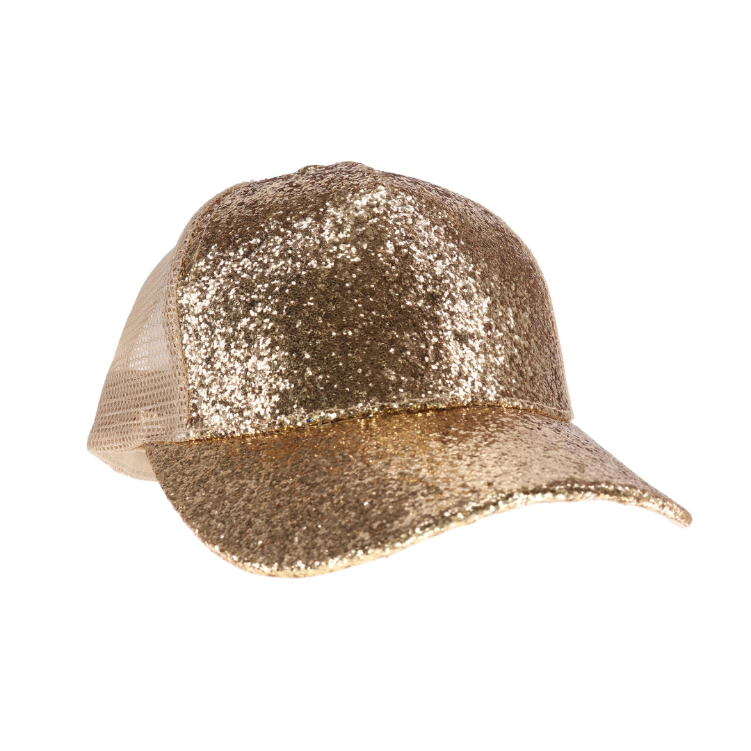 Glitter C.C Trucker Ball Cap TCB07