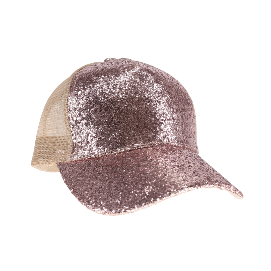 Glitter C.C Trucker Ball Cap TCB07