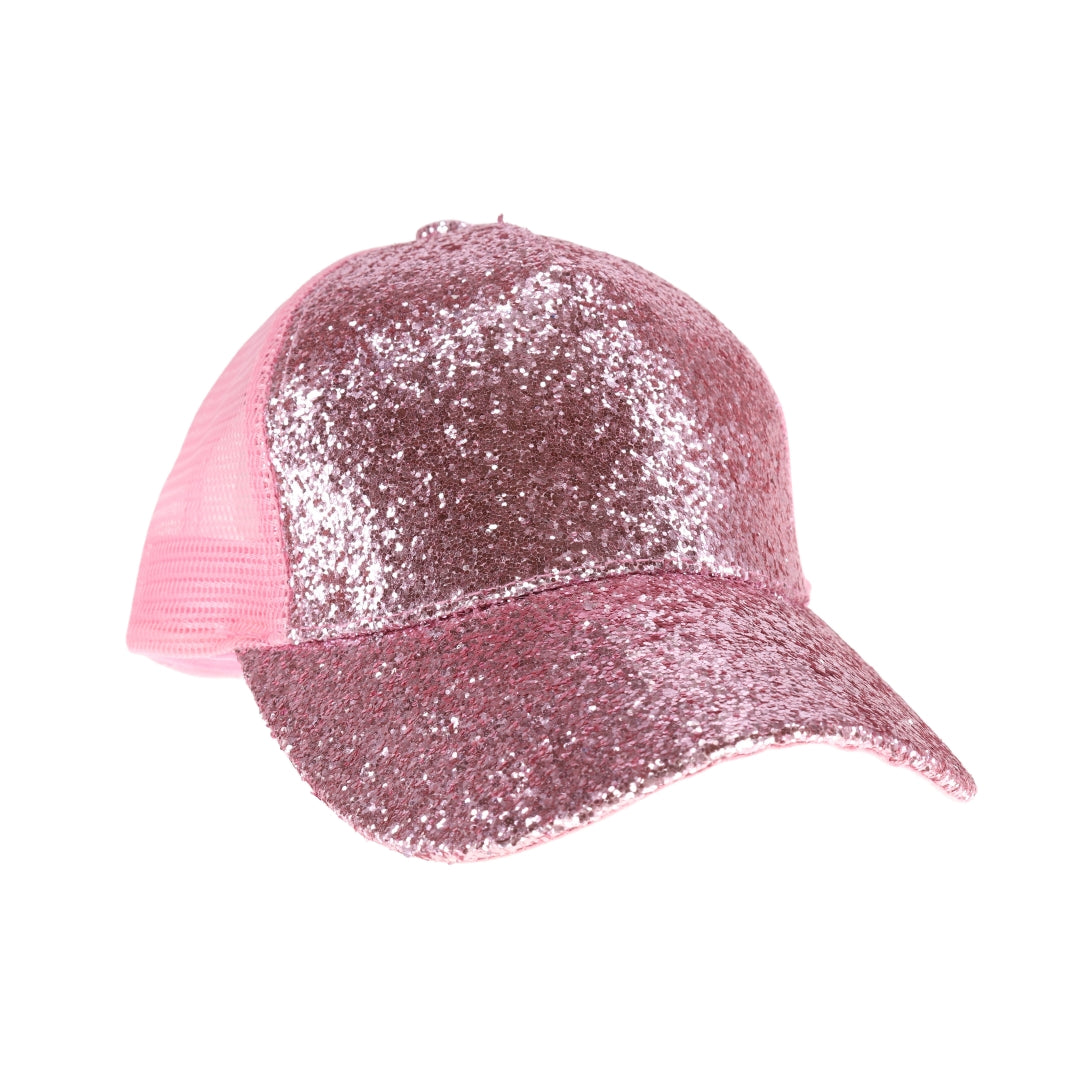 Glitter C.C Trucker Ball Cap TCB07