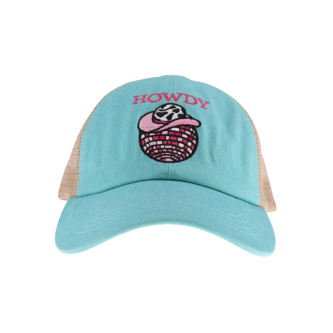 Embroidered Howdy Disco Ball C.C Ball Cap BAB8042