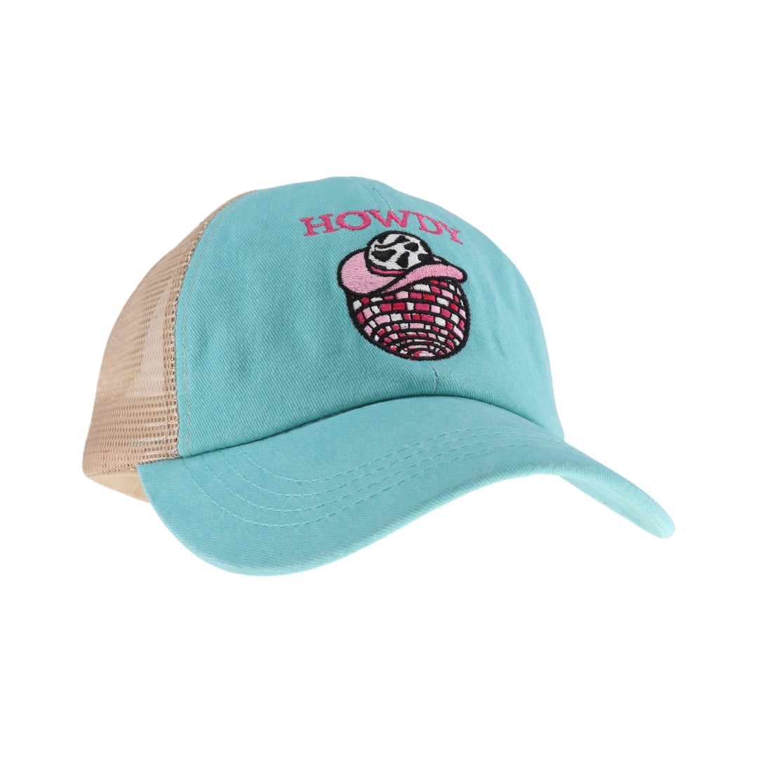 Embroidered Howdy Disco Ball C.C Ball Cap BAB8042