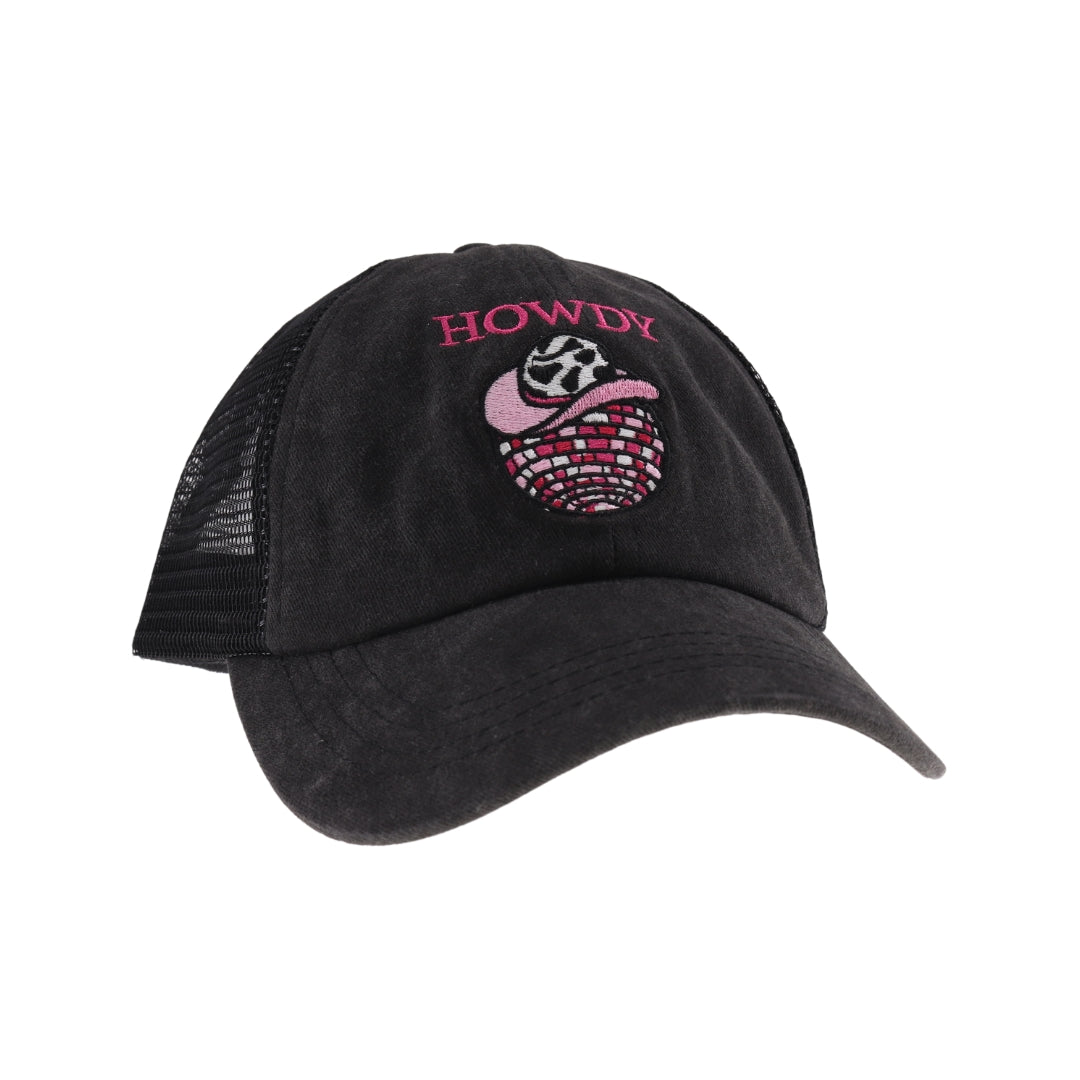 Embroidered Howdy Disco Ball C.C Ball Cap BAB8042