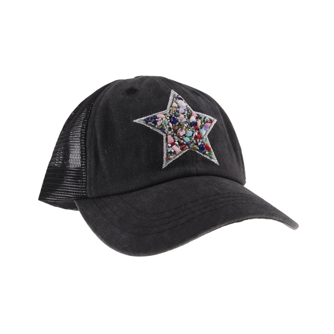 Star Stone Embellished C.C Ball Cap BAB8038