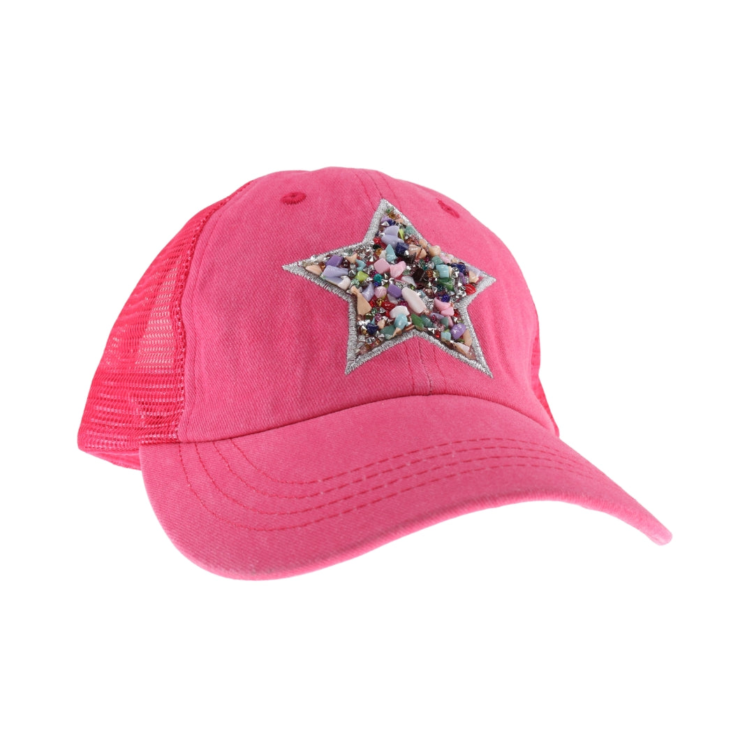 Star Stone Embellished C.C Ball Cap BAB8038