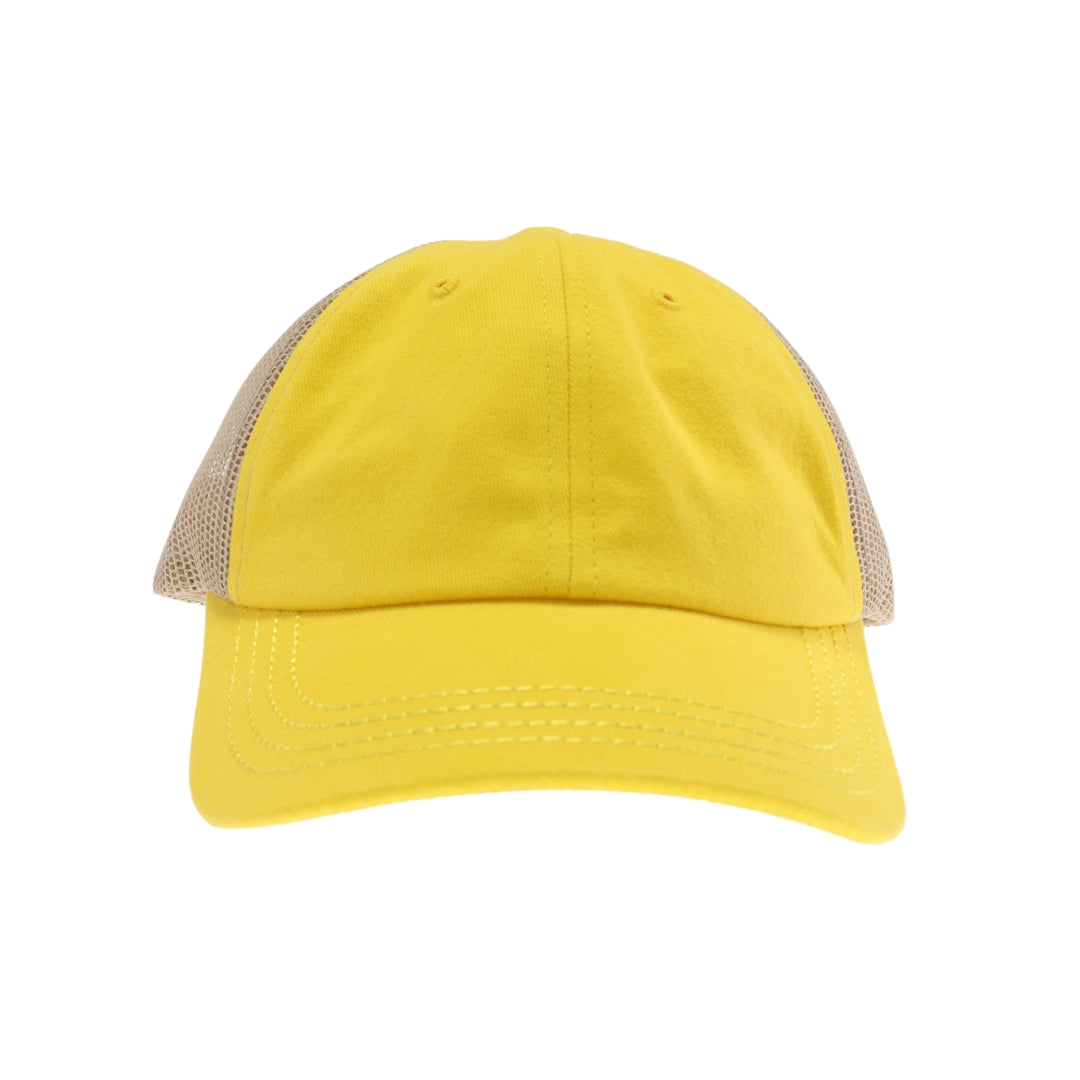 Solid Cotton Brushed C.C Trucker Ball Cap BA2000