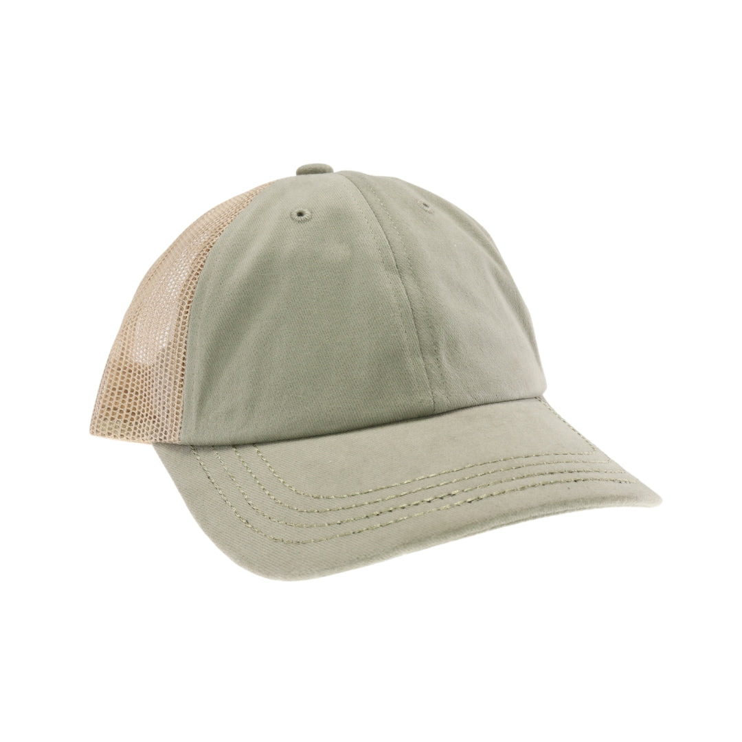 Solid Cotton Brushed C.C Ball Cap BA2000